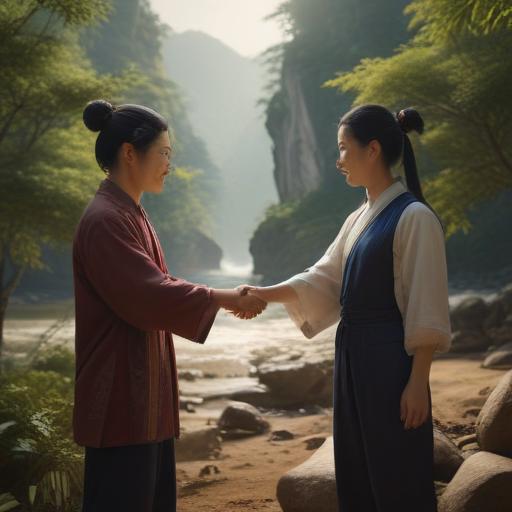 汉字“与”的艺术化图片 (Artistic image for character 与)