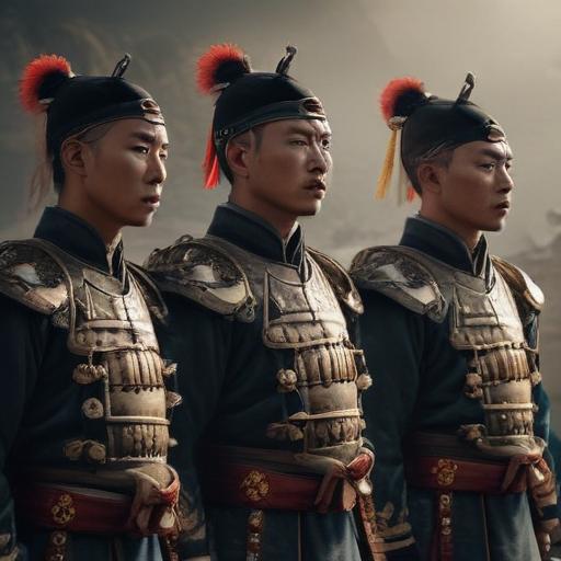 汉字“伍”的艺术化图片 (Artistic image for character 伍)