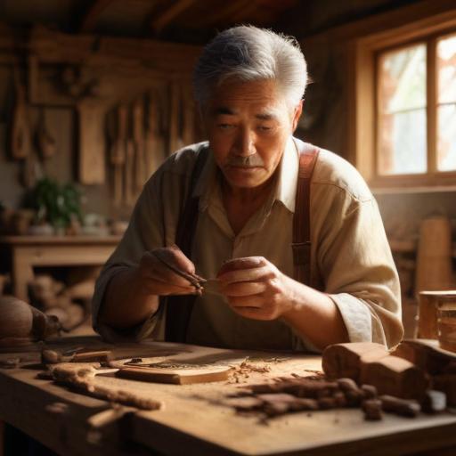 汉字“匠”的艺术化图片 (Artistic image for character 匠)
