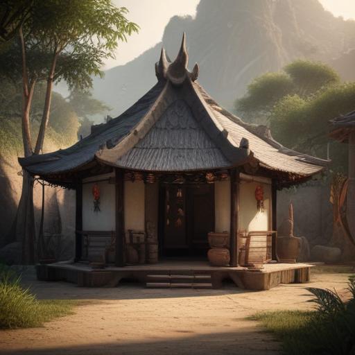 汉字“卢”的艺术化图片 (Artistic image for character 卢)