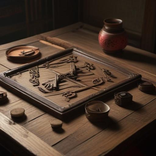 汉字“卦”的艺术化图片 (Artistic image for character 卦)