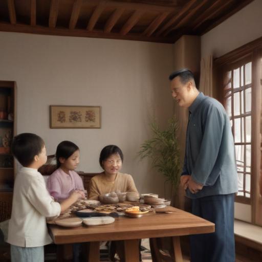 汉字“叔”的艺术化图片 (Artistic image for character 叔)