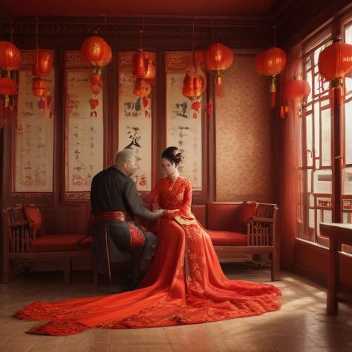 汉字“吉”的艺术化图片 (Artistic image for character 吉)