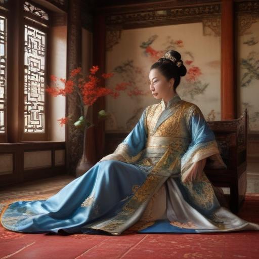 汉字“后”的艺术化图片 (Artistic image for character 后)