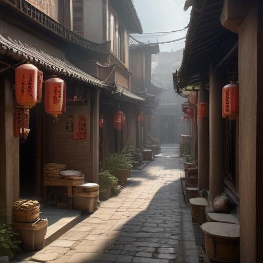 汉字“坊”的艺术化图片 (Artistic image for character 坊)