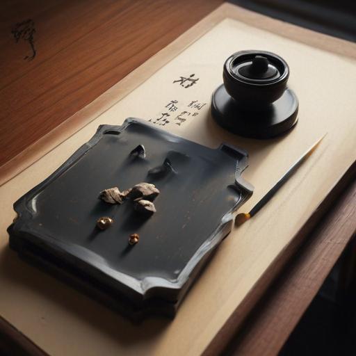 汉字“墨”的艺术化图片 (Artistic image for character 墨)