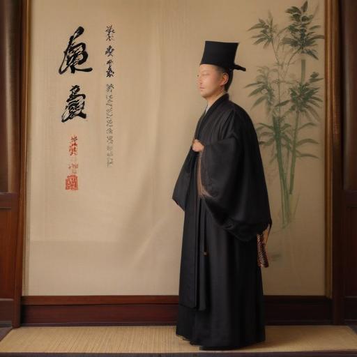 汉字“士”的艺术化图片 (Artistic image for character 士)