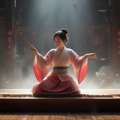 汉字“奏”的艺术化图片 (Artistic image for character 奏)
