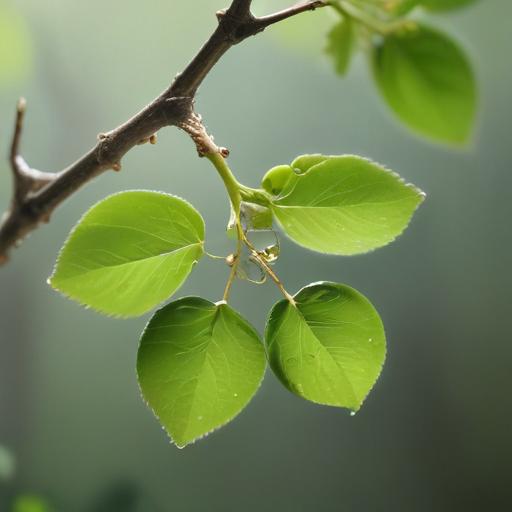汉字“嫩”的艺术化图片 (Artistic image for character 嫩)