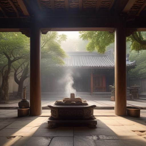 汉字“宗”的艺术化图片 (Artistic image for character 宗)