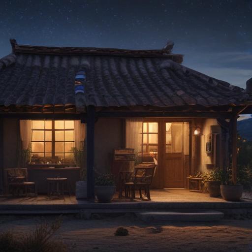 汉字“宿”的艺术化图片 (Artistic image for character 宿)
