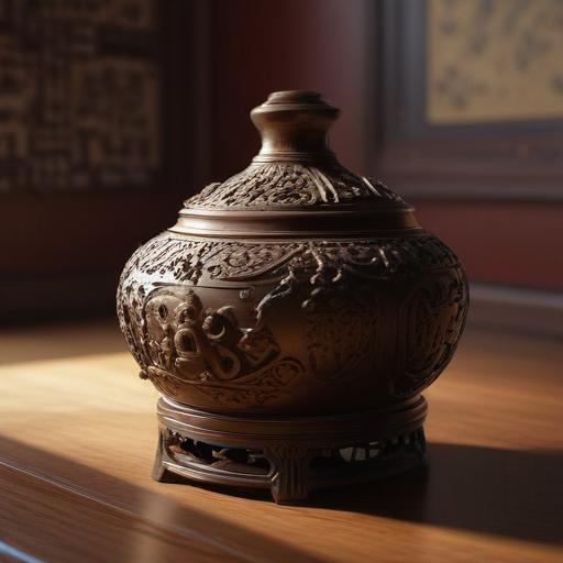汉字“尊”的艺术化图片 (Artistic image for character 尊)