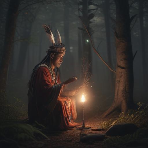汉字“巫”的艺术化图片 (Artistic image for character 巫)