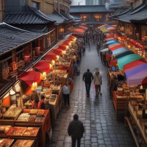 汉字“市”的艺术化图片 (Artistic image for character 市)