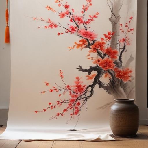 汉字“幅”的艺术化图片 (Artistic image for character 幅)
