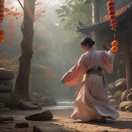 汉字“戳”的艺术化图片 (Artistic image for character 戳)