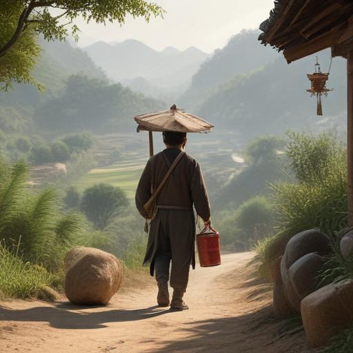 汉字“担”的艺术化图片 (Artistic image for character 担)