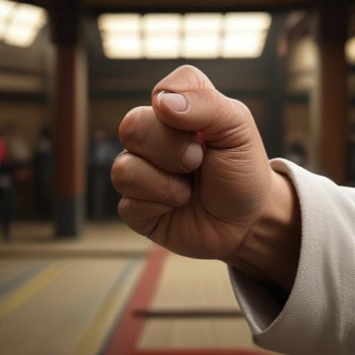 汉字“拳”的艺术化图片 (Artistic image for character 拳)