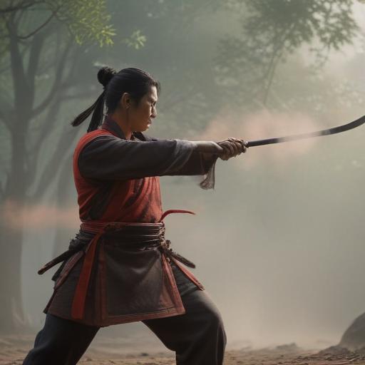 汉字“武”的艺术化图片 (Artistic image for character 武)