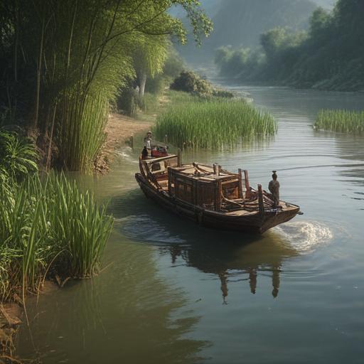 汉字“津”的艺术化图片 (Artistic image for character 津)