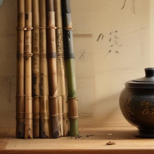 汉字“牍”的艺术化图片 (Artistic image for character 牍)