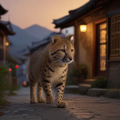 汉字“狸”的艺术化图片 (Artistic image for character 狸)
