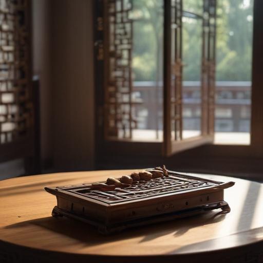 汉字“瑟”的艺术化图片 (Artistic image for character 瑟)
