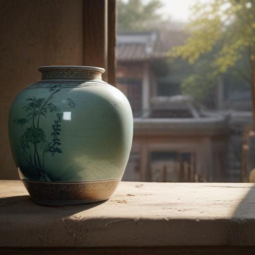 汉字“瓮”的艺术化图片 (Artistic image for character 瓮)