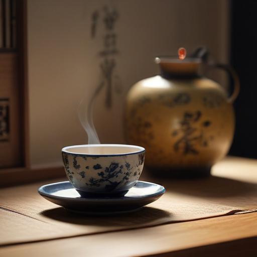 汉字“盏”的艺术化图片 (Artistic image for character 盏)