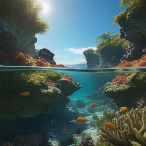 汉字“礁”的艺术化图片 (Artistic image for character 礁)
