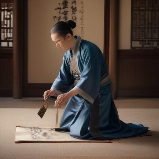 汉字“禀”的艺术化图片 (Artistic image for character 禀)