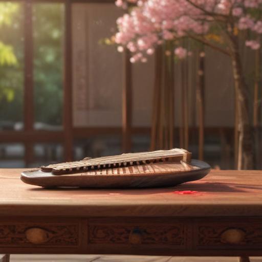 汉字“筝”的艺术化图片 (Artistic image for character 筝)