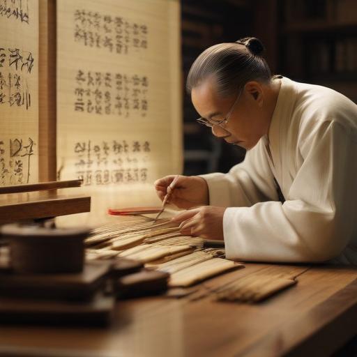 汉字“篇”的艺术化图片 (Artistic image for character 篇)