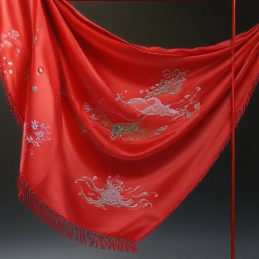 汉字“红”的艺术化图片 (Artistic image for character 红)