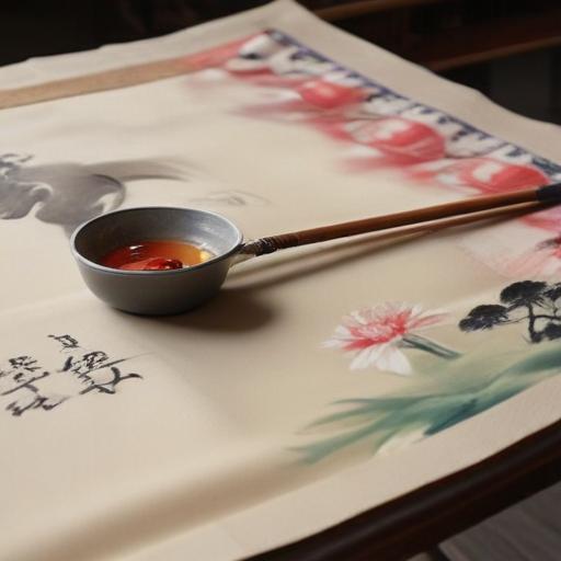 汉字“绢”的艺术化图片 (Artistic image for character 绢)