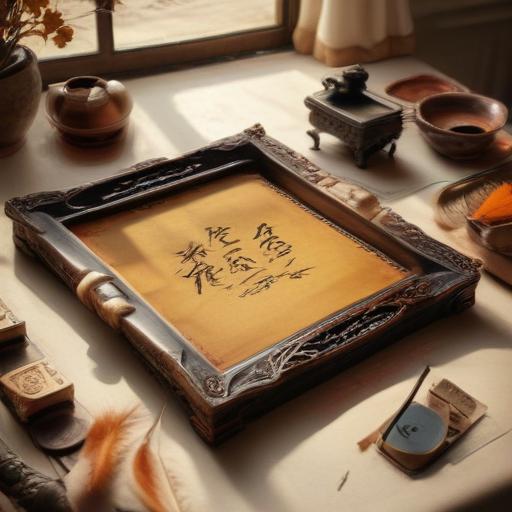 汉字“翰”的艺术化图片 (Artistic image for character 翰)