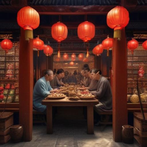 汉字“肆”的艺术化图片 (Artistic image for character 肆)