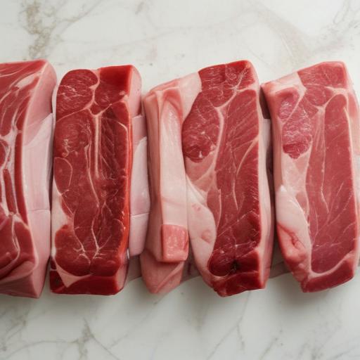 汉字“肉”的艺术化图片 (Artistic image for character 肉)
