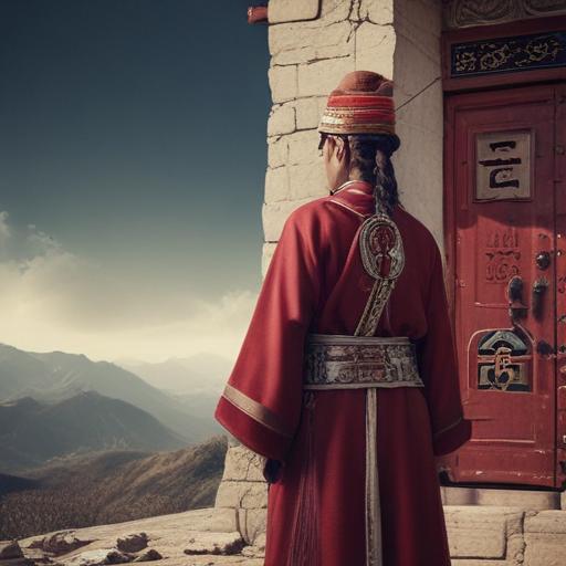 汉字“胡”的艺术化图片 (Artistic image for character 胡)