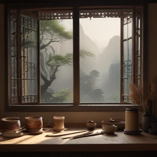 汉字“艺”的艺术化图片 (Artistic image for character 艺)