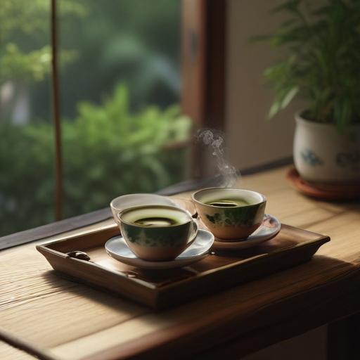 汉字“茶”的艺术化图片 (Artistic image for character 茶)