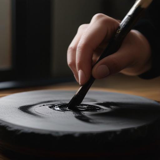 汉字“蘸”的艺术化图片 (Artistic image for character 蘸)