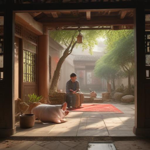 汉字“豫”的艺术化图片 (Artistic image for character 豫)