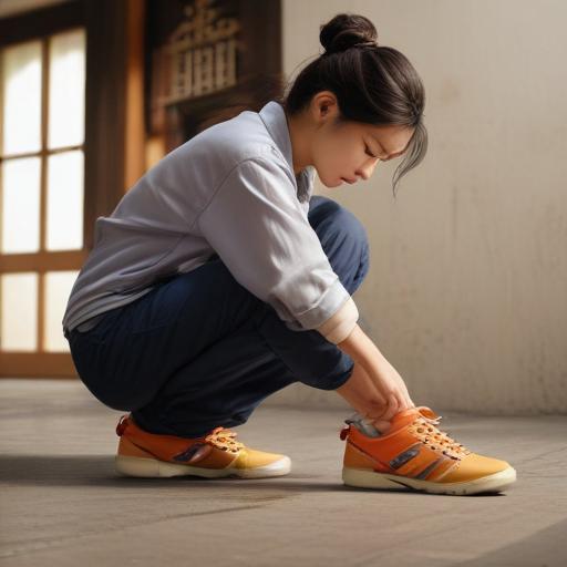 汉字“蹲”的艺术化图片 (Artistic image for character 蹲)