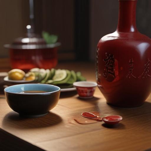 汉字“酒”的艺术化图片 (Artistic image for character 酒)