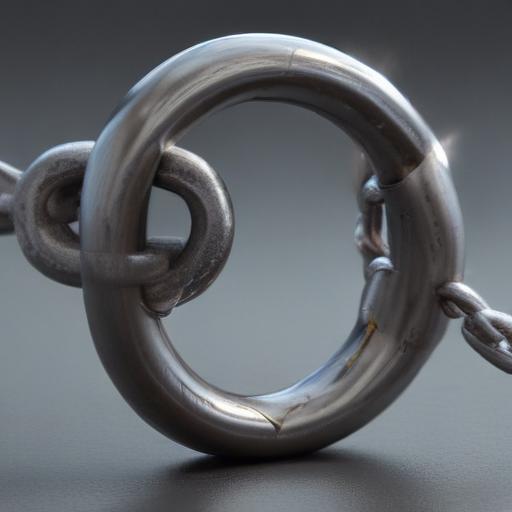 汉字“链”的艺术化图片 (Artistic image for character 链)