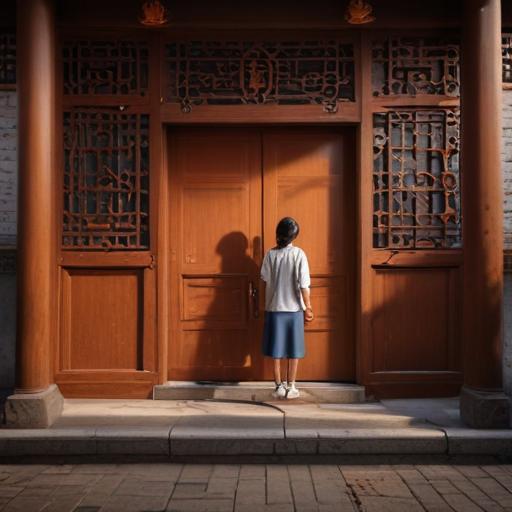 汉字“问”的艺术化图片 (Artistic image for character 问)