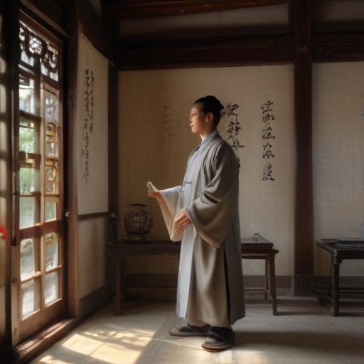 汉字“隶”的艺术化图片 (Artistic image for character 隶)