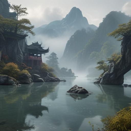 汉字“龙”的艺术化图片 (Artistic image for character 龙)